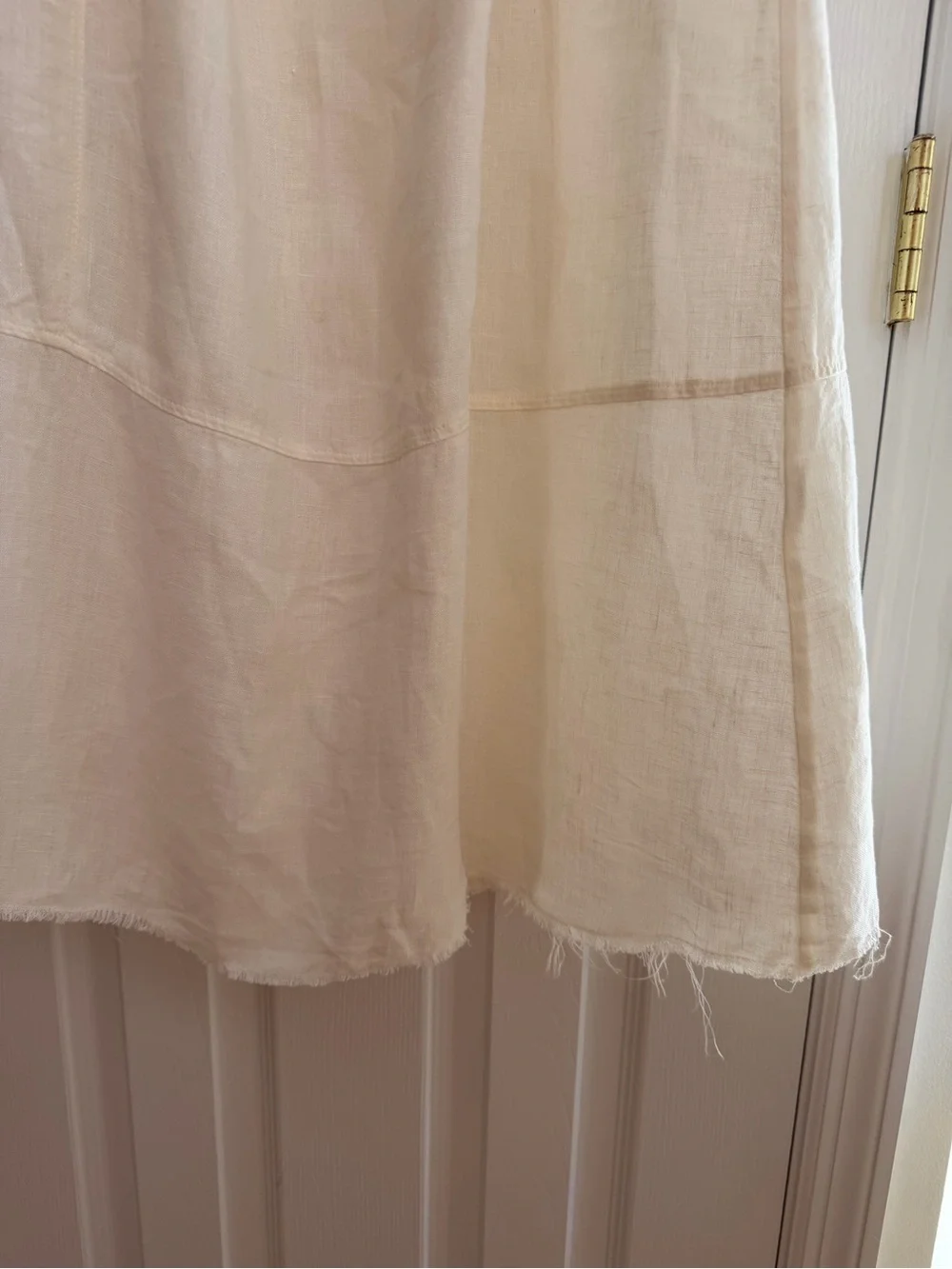 White Linen Set Zara Skirt And Top Size M